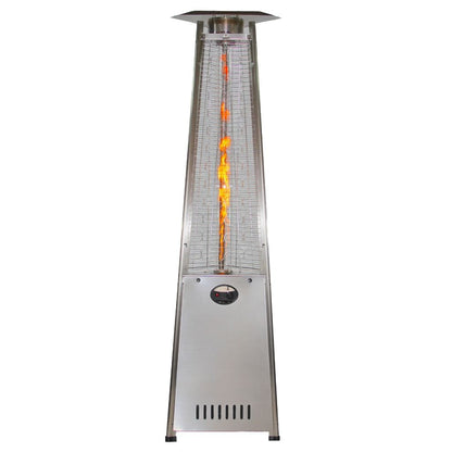 RADtec Pyramid Flame 93" Stainless Steel Propane Patio Heater