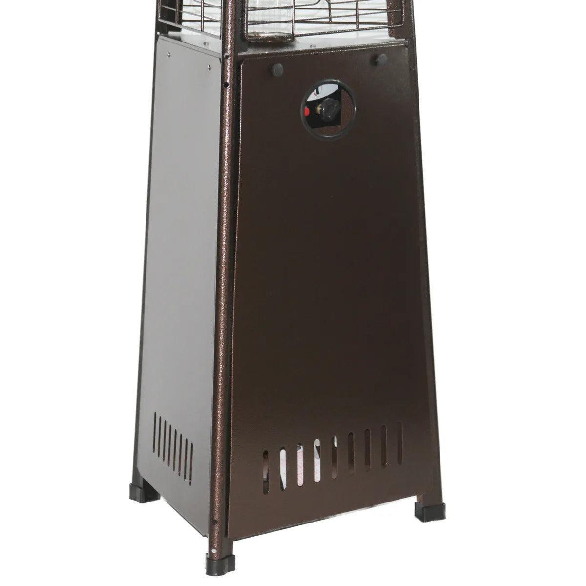 RADtec Pyramid Flame 93" Antique Bronze Propane Patio Heater