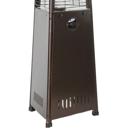 RADtec Pyramid Flame 93" Antique Bronze Propane Patio Heater
