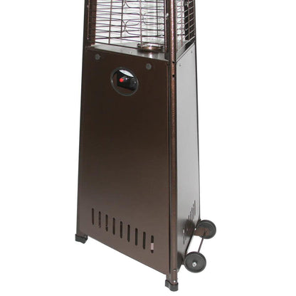 RADtec Pyramid Flame 93" Antique Bronze Propane Patio Heater