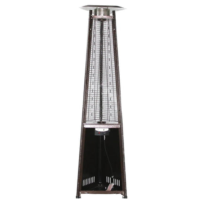 RADtec Pyramid Flame 93" Antique Bronze Propane Patio Heater
