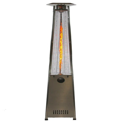 RADtec Pyramid Flame 93" Stainless Steel Propane Patio Heater