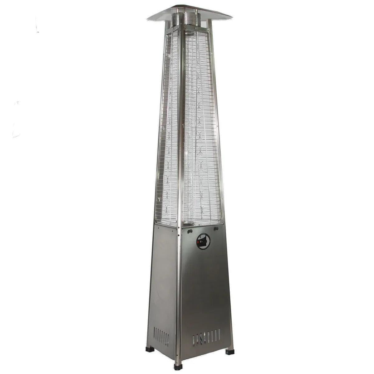 RADtec Pyramid Flame 93" Stainless Steel Propane Patio Heater