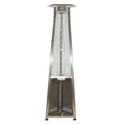 RADtec Pyramid Flame 93" Stainless Steel Propane Patio Heater