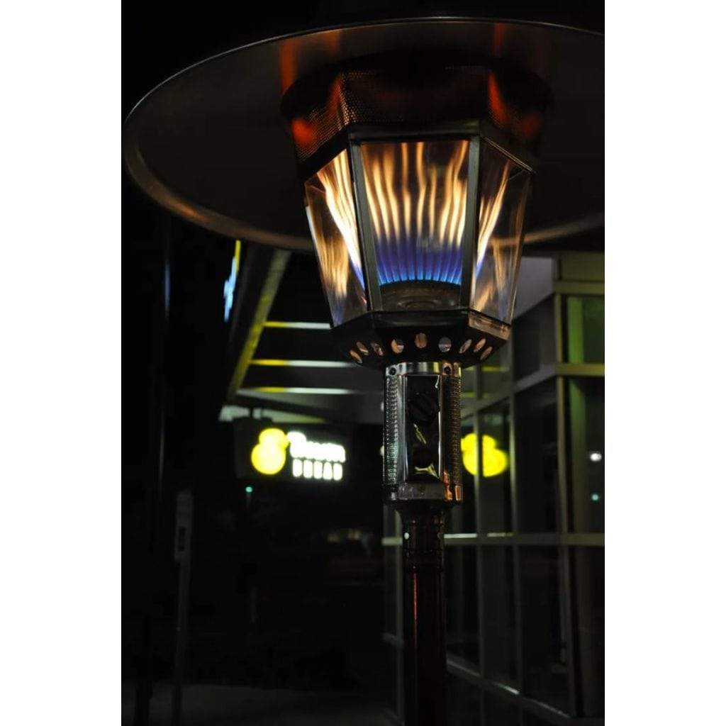 RADtec Real Flame 96" Antique Bronze Propane Patio Heater