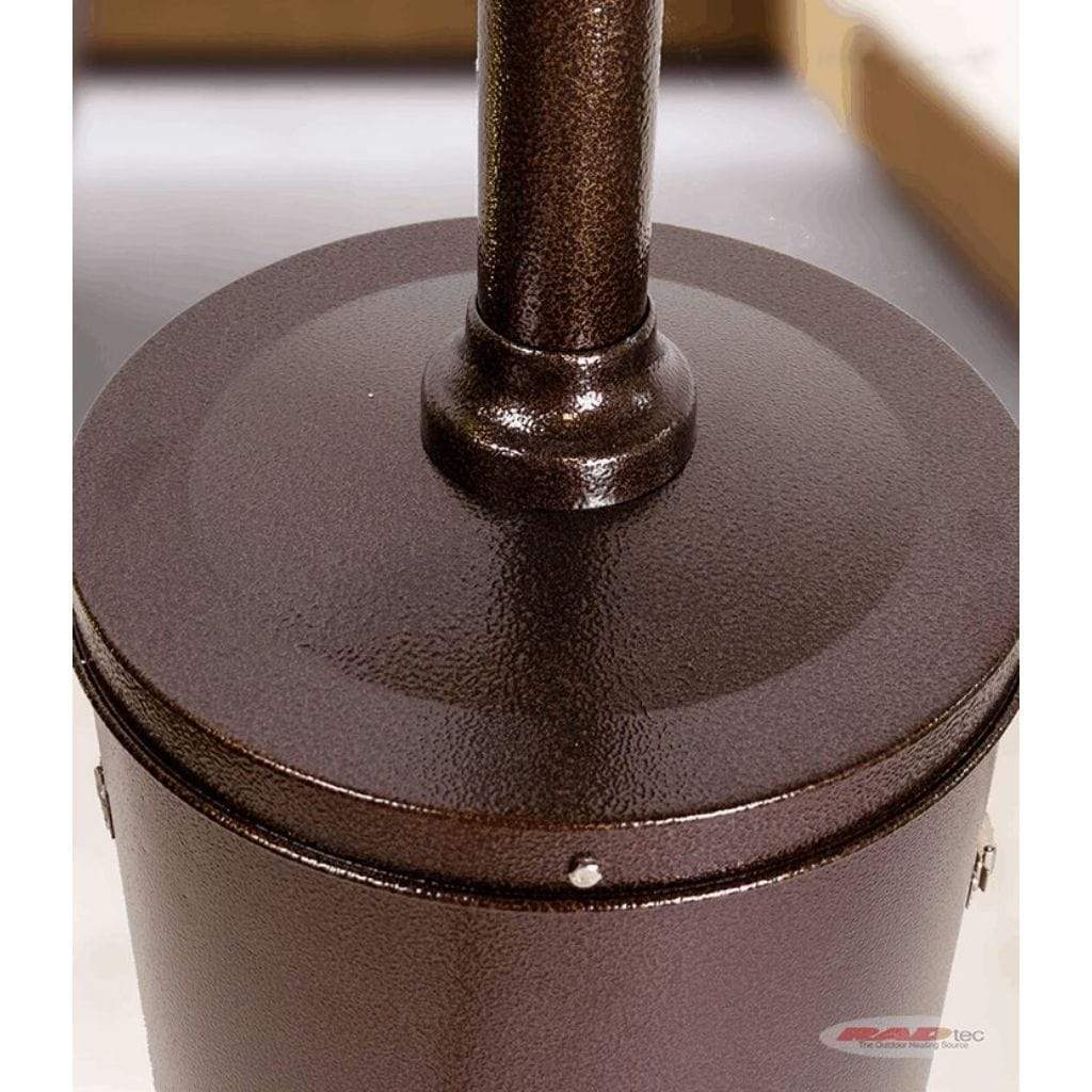 RADtec Real Flame 96" Antique Bronze Propane Patio Heater