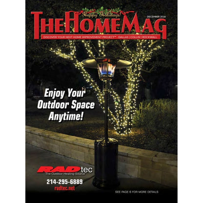 RADtec Real Flame 96" Stainless Steel Propane Patio Heater