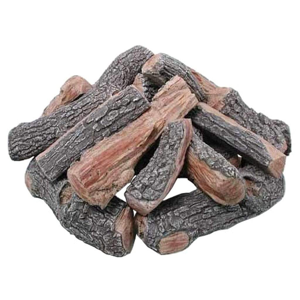 Rasmussen FP12BR Fire Pit Bark/Split Logs with 12" Diameter Footprint