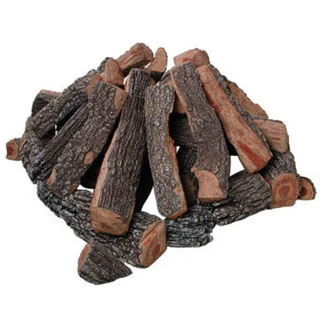 Rasmussen FP36SQB Fire Pit Bark/Split Logs with 36" Square Footprint