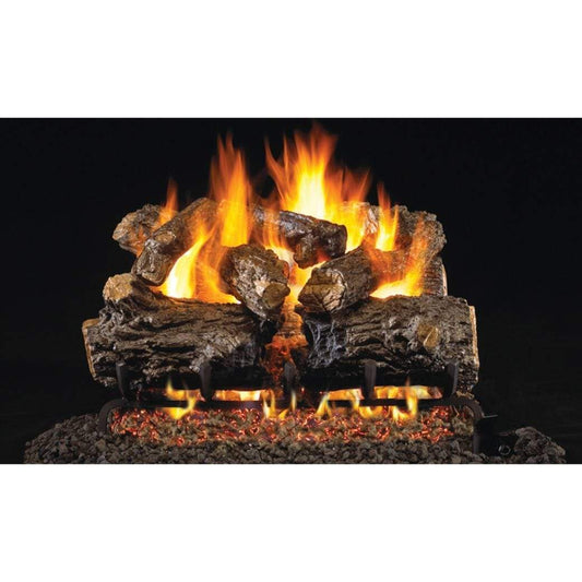 Real Fyre 16" Burnt Rustic Oak Gas Log Set