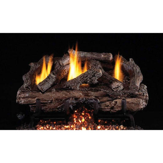 Real Fyre 16/18" Charred Aged Split Gas Log Set