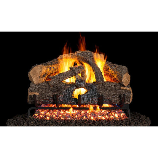 Real Fyre 24" Charred Evergreen Oak Gas Log Set