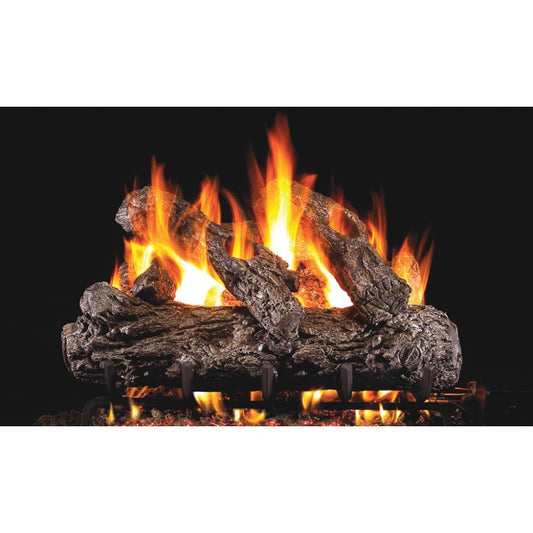 Real Fyre 24" Rustic Oak Gas Log Set