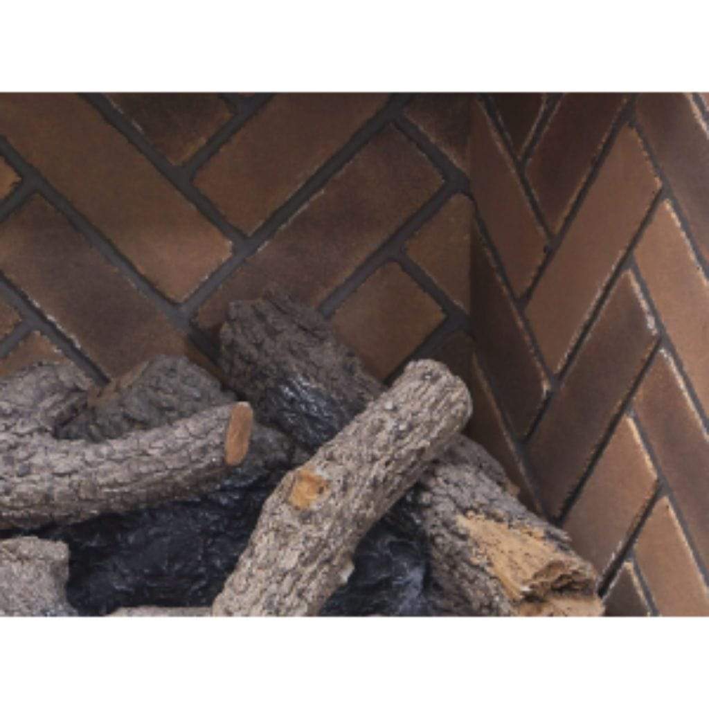 Real Fyre 36" Herringbone Brick Firebox Liner Kit