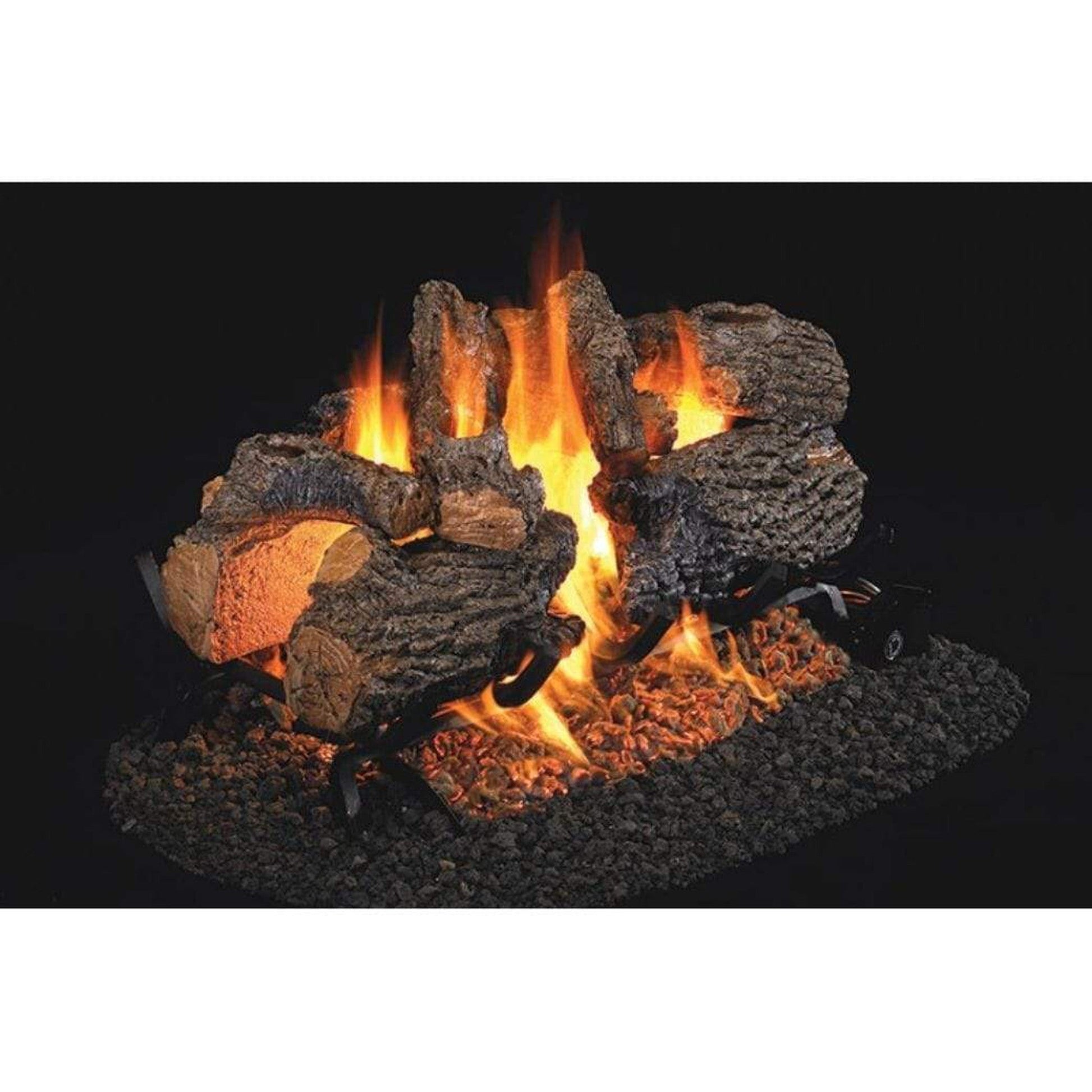 Real Fyre Charred Series 18" Charred Oak See-Thru Gas Logs