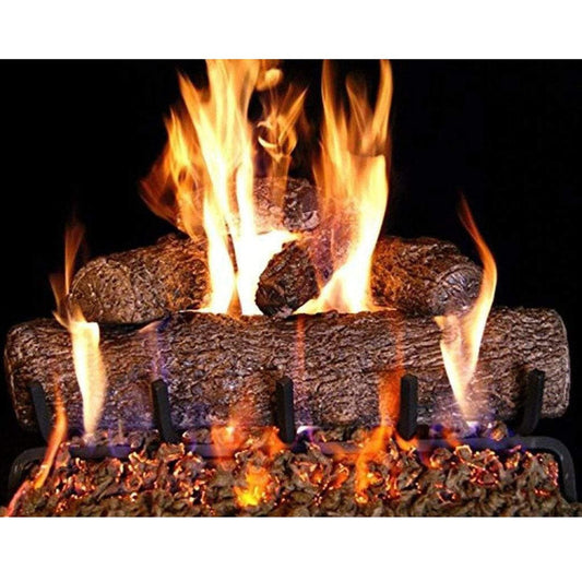 Real Fyre 18" Live Oak Vented Log Set (Natural Gas Only)