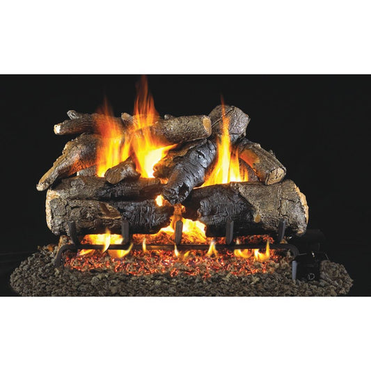 Real Fyre 18" Charred American Oak Vented Gas Log Set - US Fireplace Store