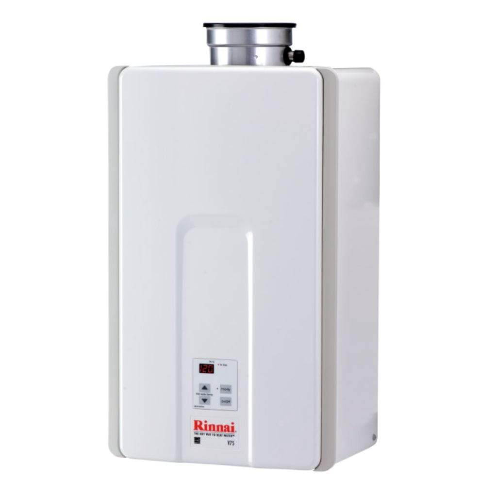 Rinnai HE Series 14" 180K BTU 7.5 GPM Non-Condensing Gas Tankless Water Heater