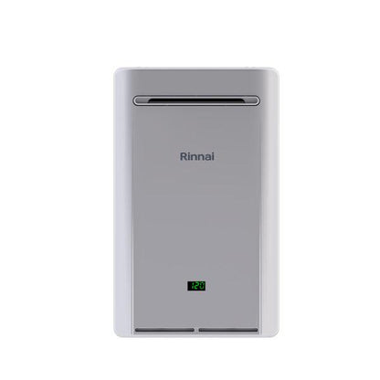 Rinnai RE Series 25" 140K BTU Outdoor Non-Condensing Natural Gas Tankless Water Heater