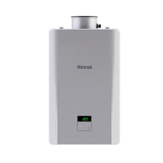 Rinnai RE Series 27" 140K BTU Indoor Non-Condensing Natural Gas Tankless Water Heater