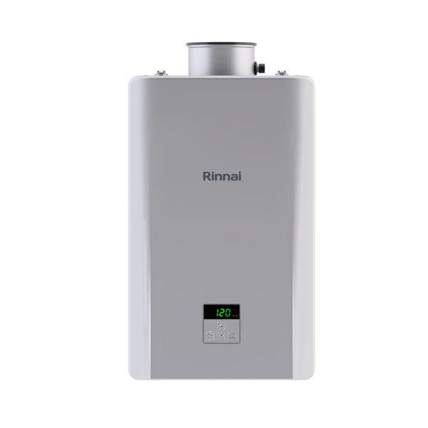 Rinnai RE Series 27" 140K BTU Indoor Non-Condensing Propane Gas Tankless Water Heater