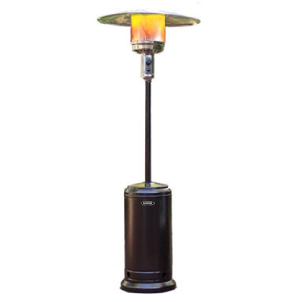 SUNHEAT PHRDMO 32" Mocha Round Portable Propane Patio Heater Without Drink Tray