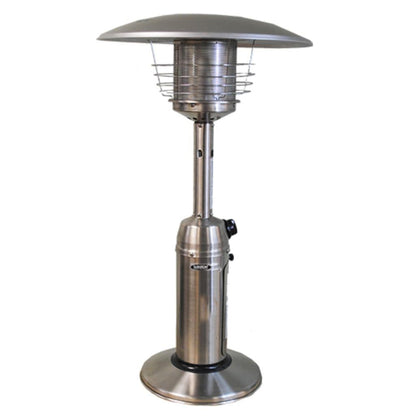 SUNHEAT PHRDSS-TT 27" Stainless Steel Traditional Round Tabletop Propane Patio Heater