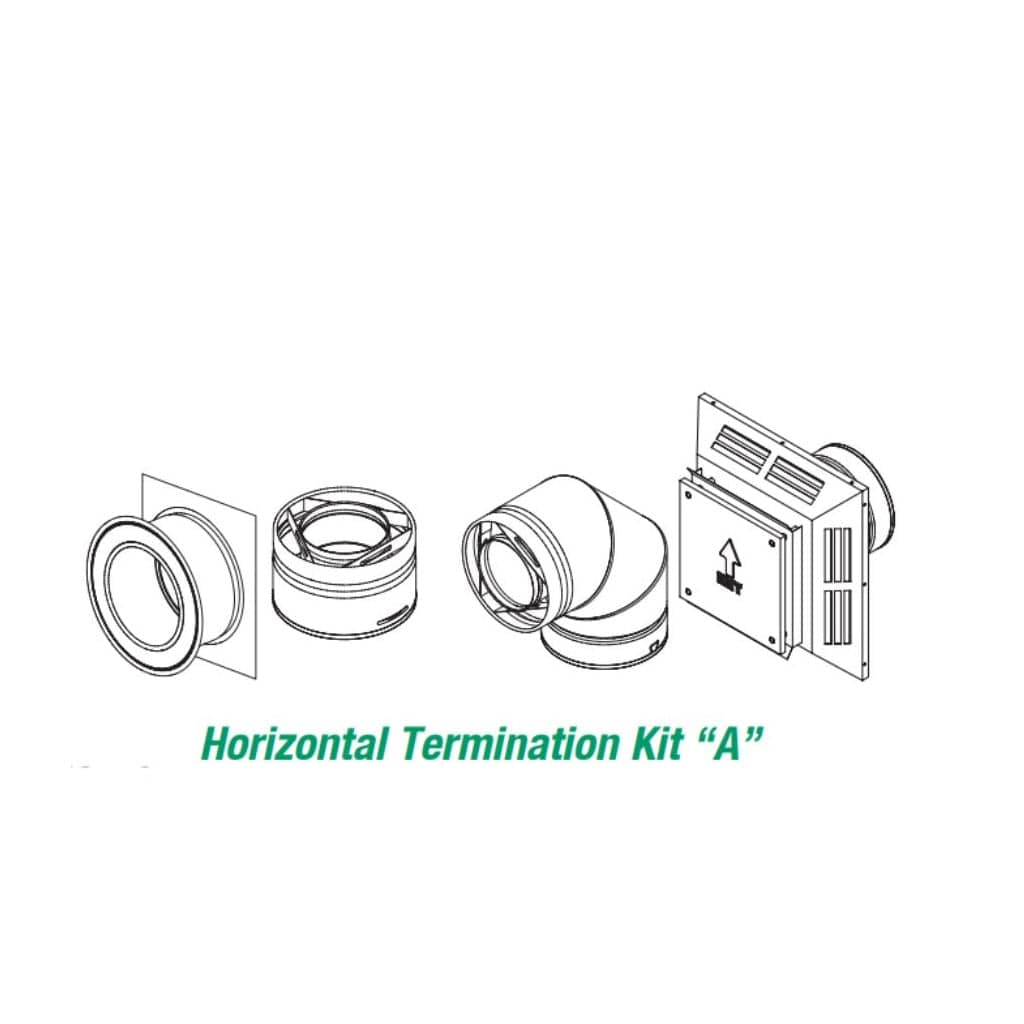 Selkirk 4" x 6-5/8" Horizontal Termination Kit (Direct-Temp Gas)