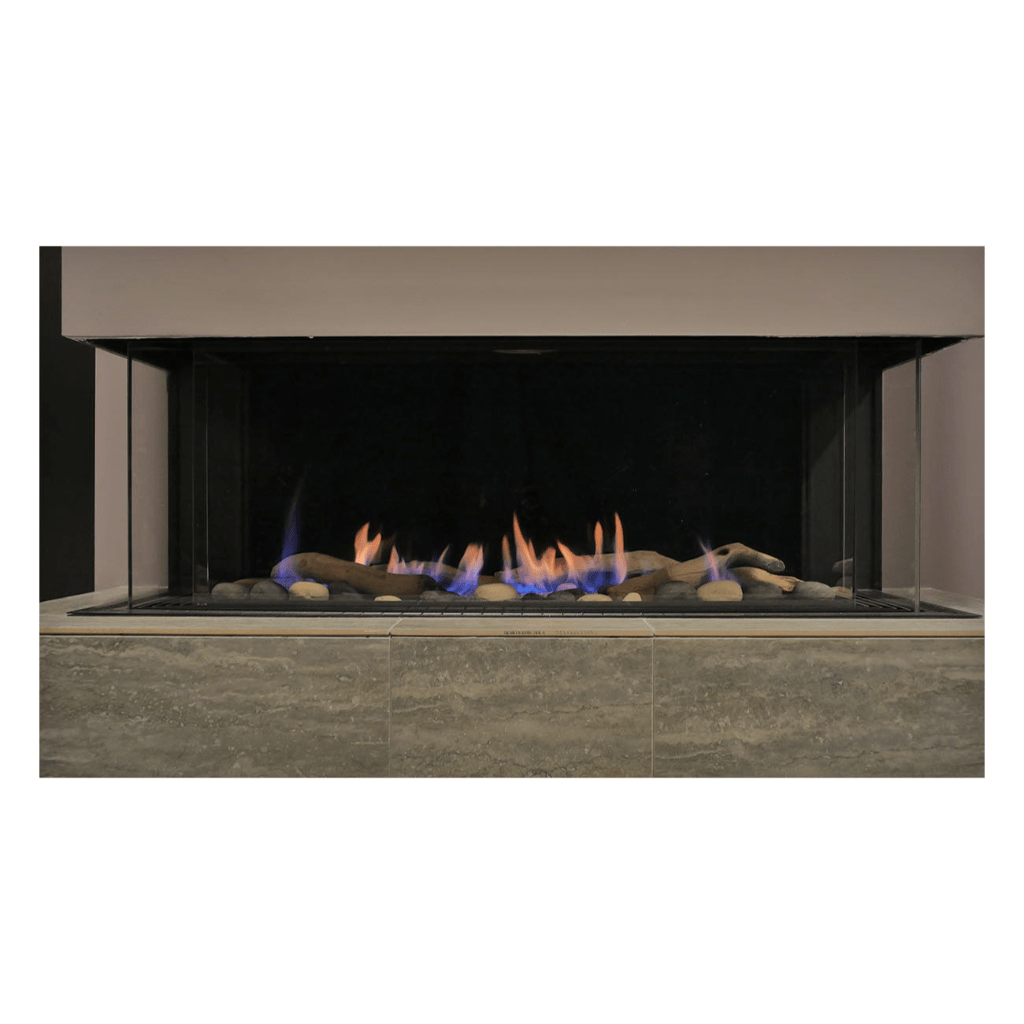 Sierra Flame by Amantii 38"/48"/58" Toscana 3 Sided Peninsula Gas Fireplace