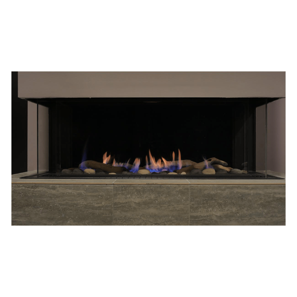 Sierra Flame by Amantii 38"/48"/58" Toscana 3 Sided Peninsula Gas Fireplace