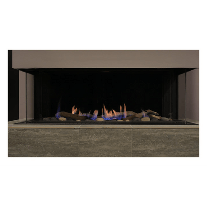 Sierra Flame by Amantii 38"/48"/58" Toscana 3 Sided Peninsula Gas Fireplace