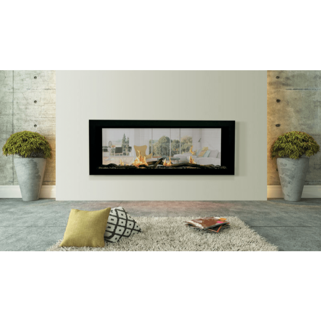 Sierra Flame by Amantii 48" Emerson See-Through Slim Linear Gas Fireplace