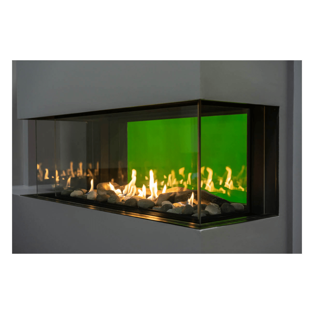 Sierra Flame by Amantii 48" Lyon 4 Sided See Through Natural Gas Fireplace