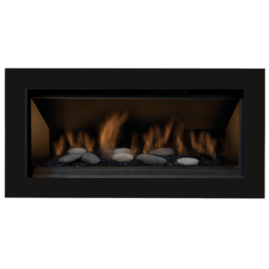 Sierra Flame by Amantii Basic Trim & Safety Barrier for Bennett Fireplace