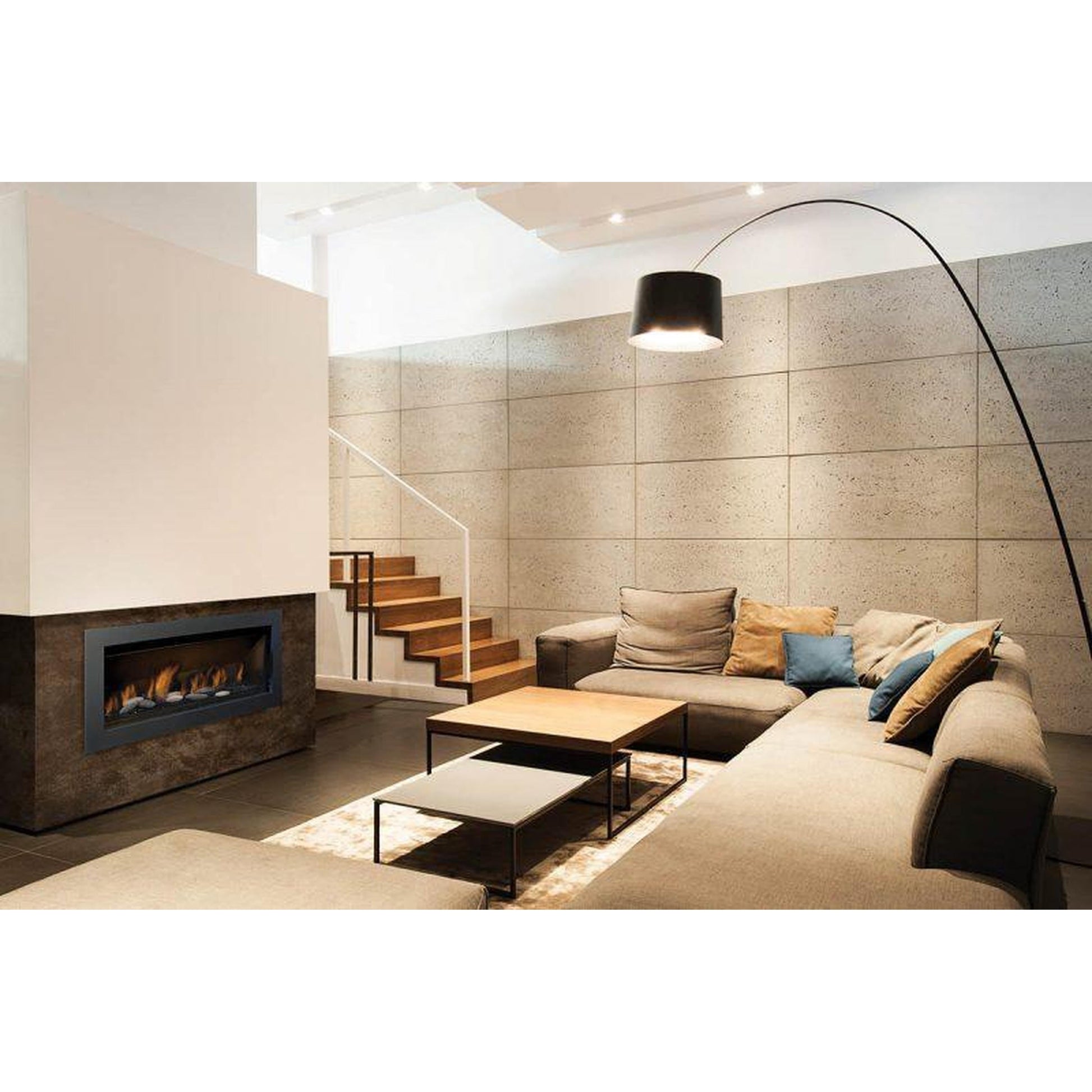 Sierra Flame by Amantii Bennett 45" Direct Vent Linear Propane Gas Fireplace