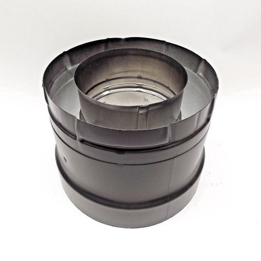 Sierra Flame by Amantii Black Adaptor (To Use Hard Pipe Off Fireplace) for Bonston 36