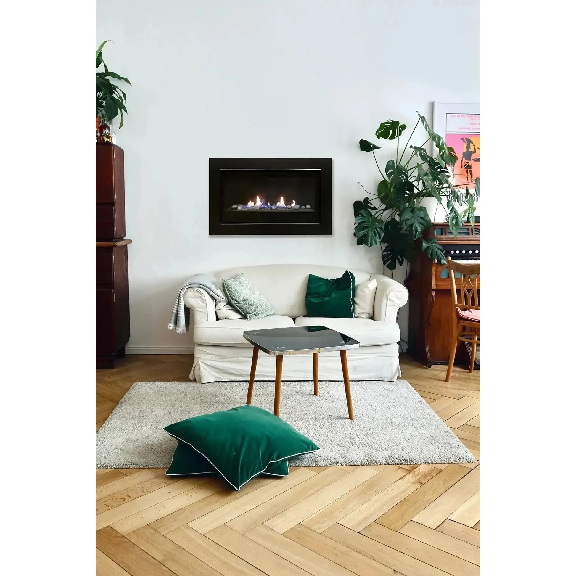 Sierra Flame by Amantii Boston 36" Linear Direct Vent Propane Gas Fireplace