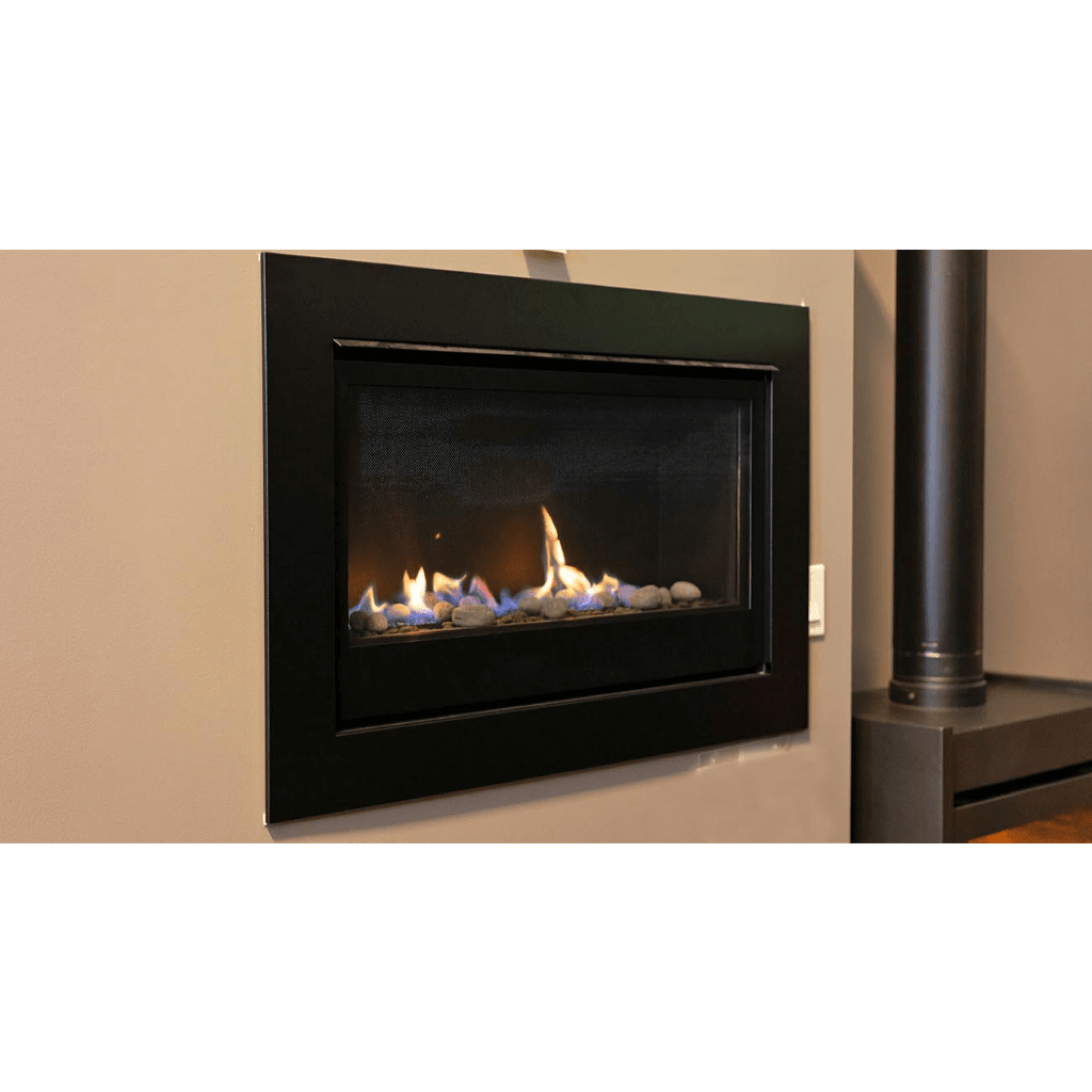 Sierra Flame by Amantii Boston 36" Linear Direct Vent Propane Gas Fireplace