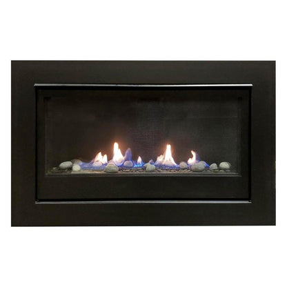 Sierra Flame by Amantii Boston 36" Linear Direct Vent Propane Gas Fireplace