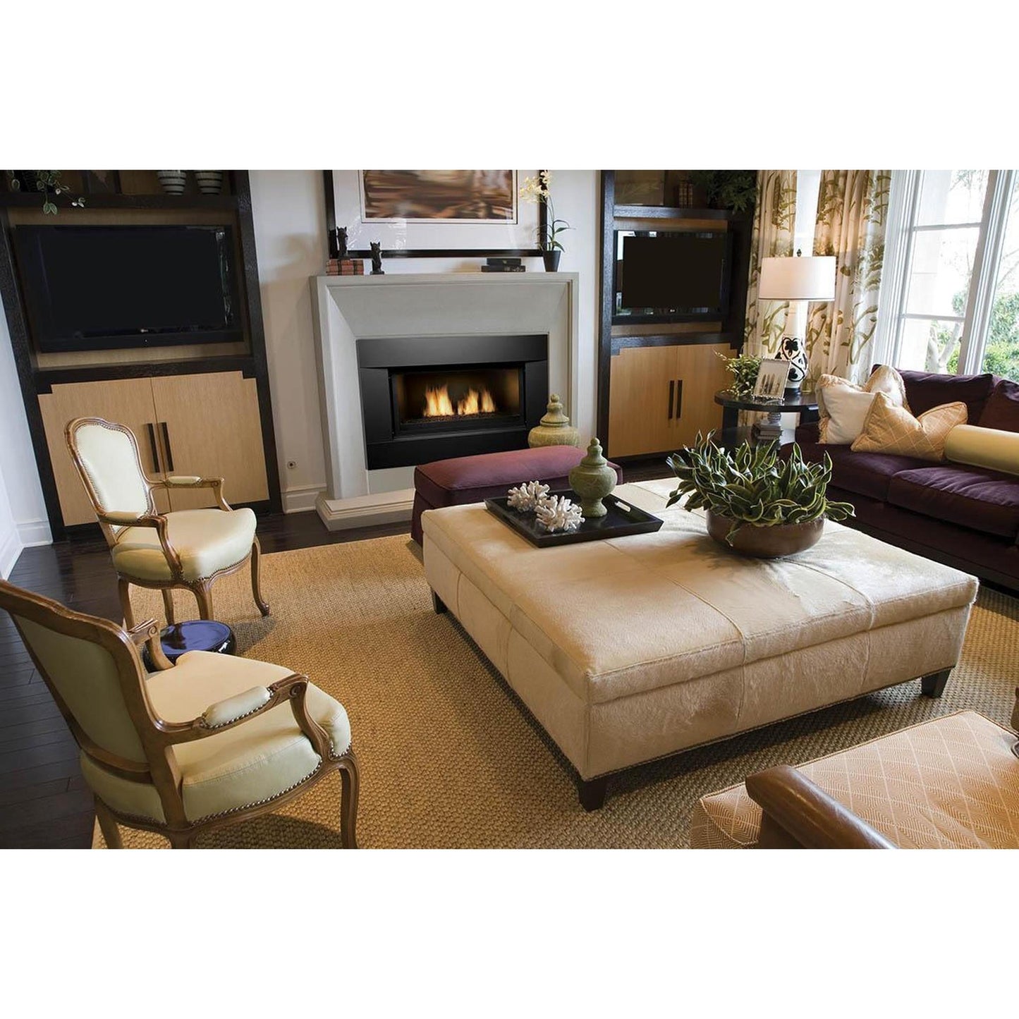 Sierra Flame by Amantii Newcomb 36" Direct Vent Linear Propane Gas Fireplace