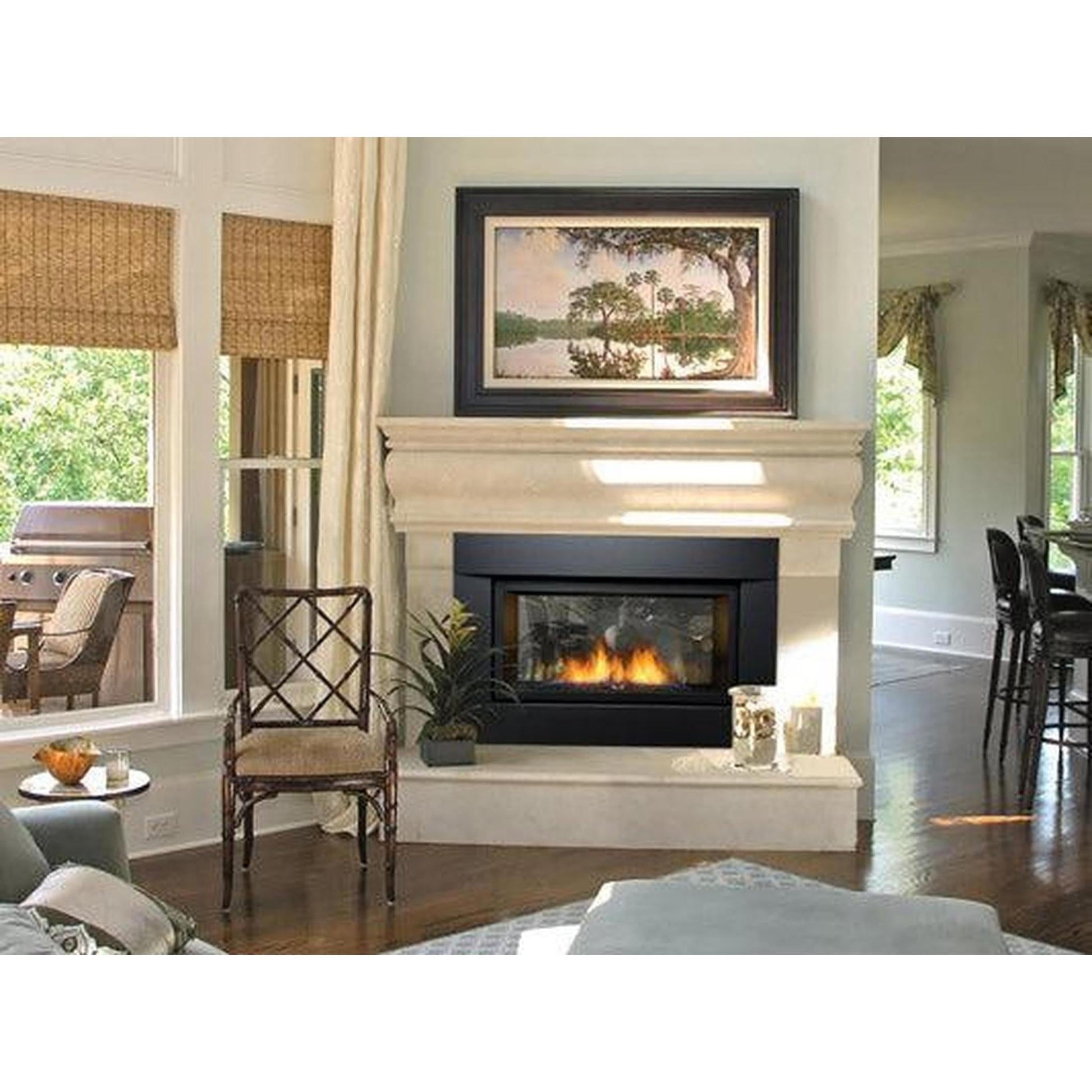 Sierra Flame by Amantii Palisade 36" See-Through Direct Vent Linear Propane Gas Fireplace