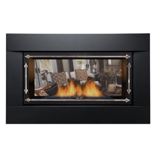 Sierra Flame by Amantii Palisade 36" See-Through Direct Vent Linear Natural Gas Fireplace