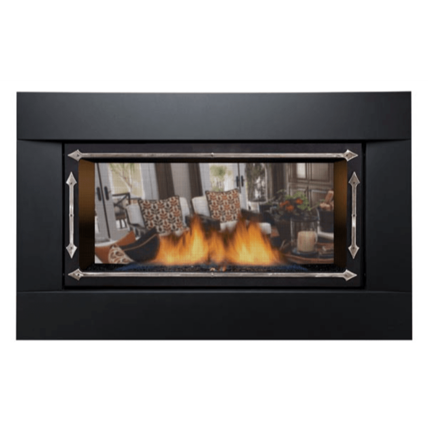Sierra Flame by Amantii Palisade 36" See-Through Direct Vent Linear Propane Gas Fireplace