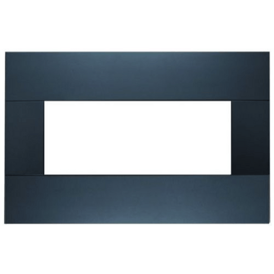 Sierra Flame by Amantii Standard Black 4-Sided Surround for Abbot Fireplace - 40" W x 32" H