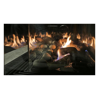 Sierra Flame by Amantii Toscana 58" Three-Sided Peninsula Direct Vent Propane Gas Fireplace
