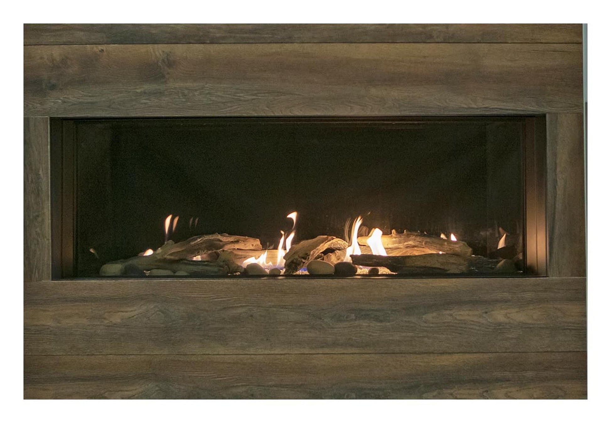 Sierra Flame by Amantii Vienna 60" Direct Vent Linear Style Propane Gas Fireplace