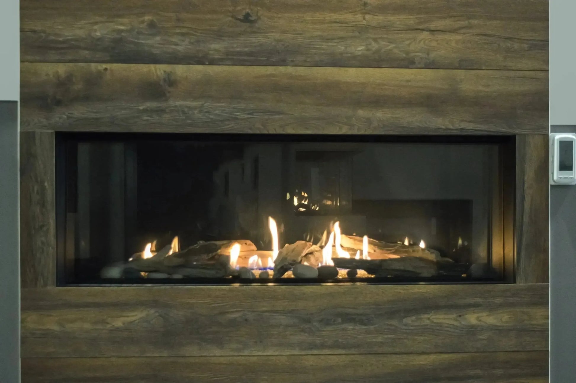 Sierra Flame by Amantii Vienna 60" Direct Vent Linear Style Propane Gas Fireplace