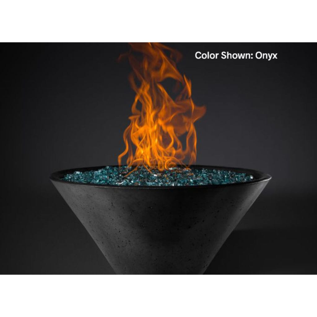 Slick Rock Concrete 22" Conical Ridgeline Gas Fire Bowl