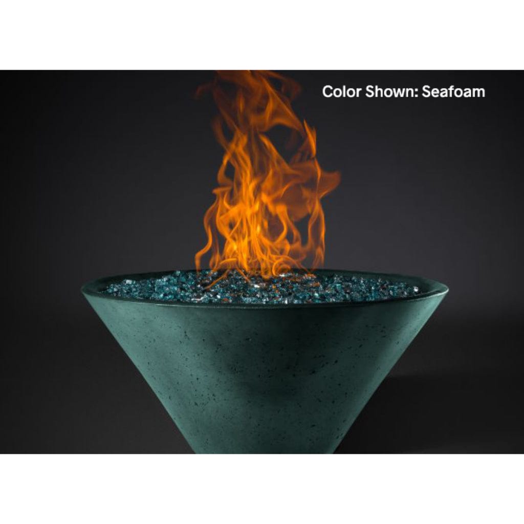 Slick Rock Concrete 22" Conical Ridgeline Gas Fire Bowl