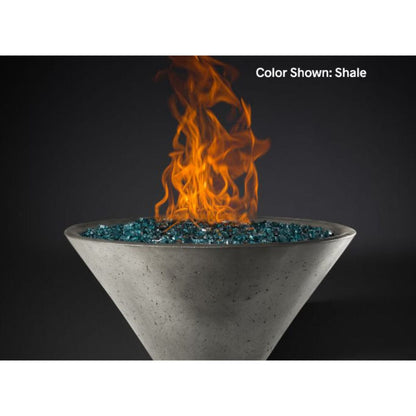 Slick Rock Concrete 22" Conical Ridgeline Gas Fire Bowl